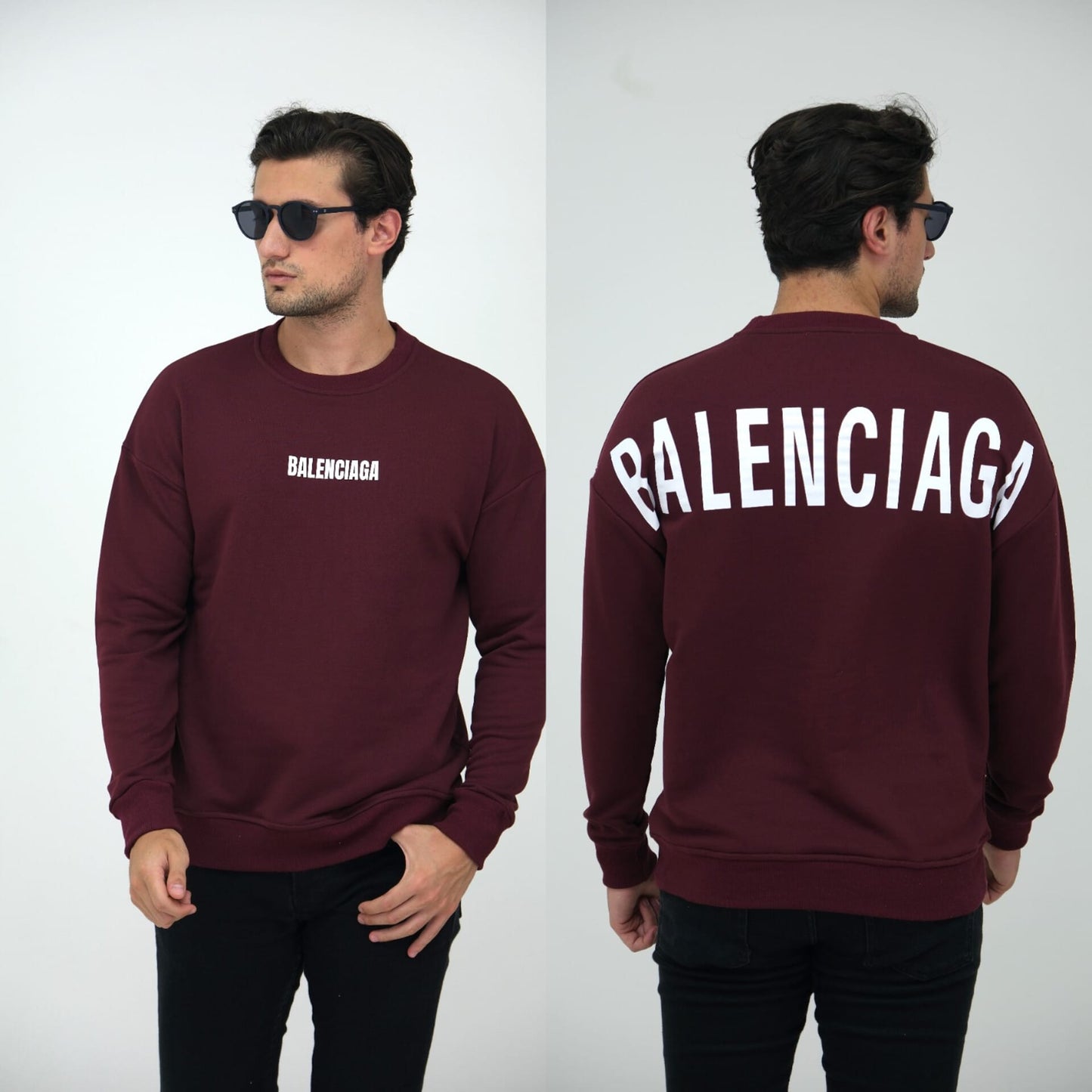 Sweat-shirt à logo Balenciaga