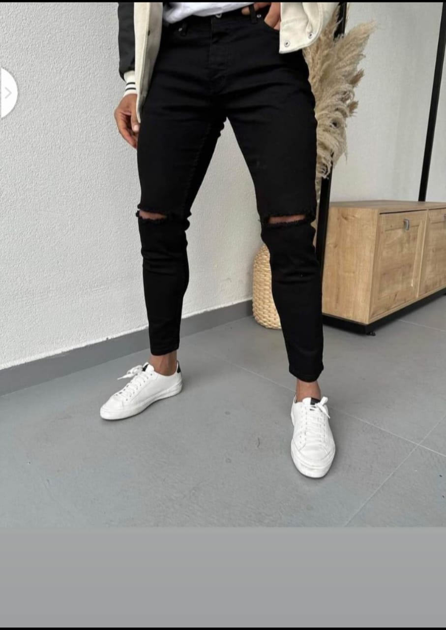 jeans skinny déchirés