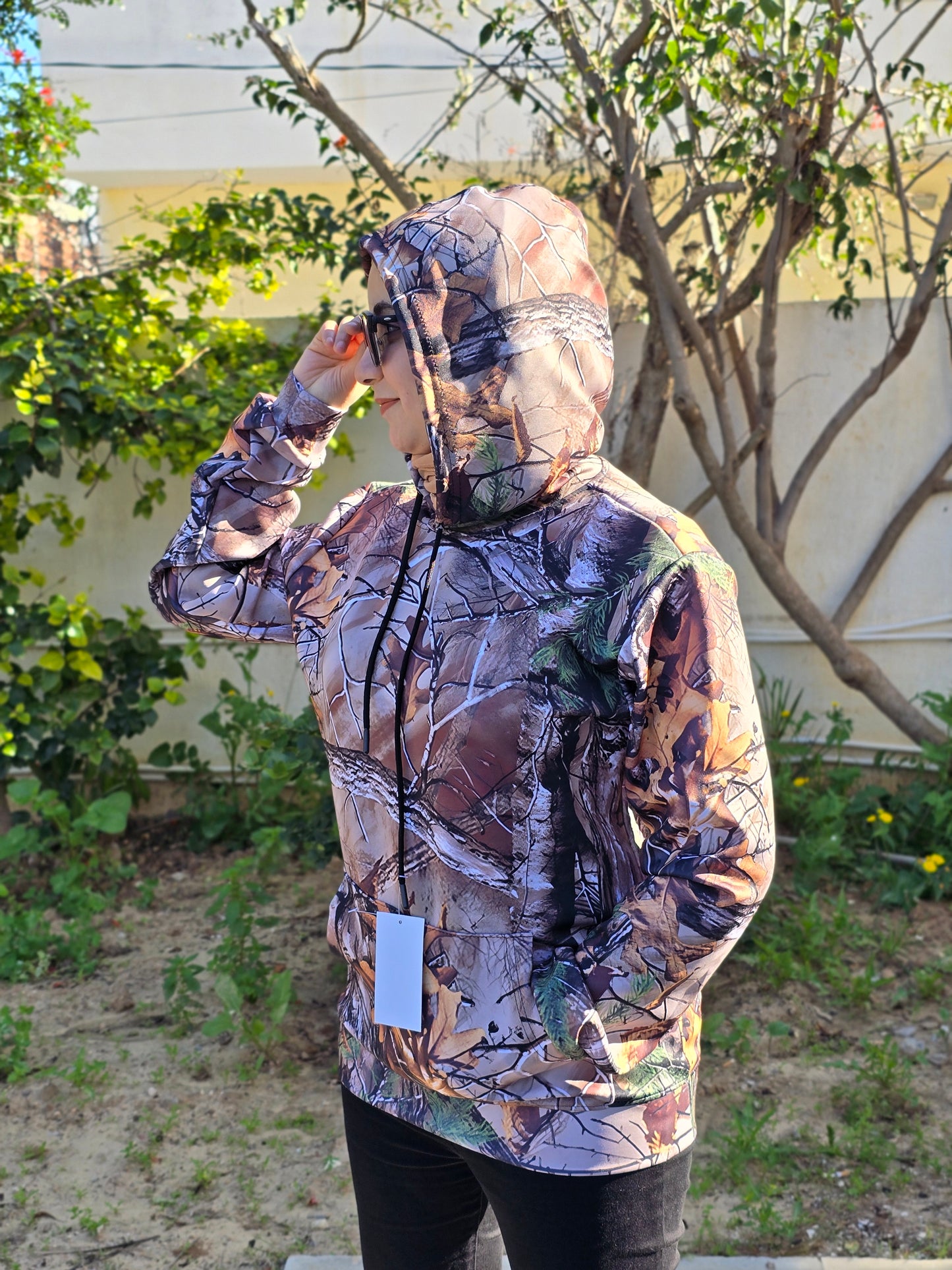 Capuche et veste  Camouflage