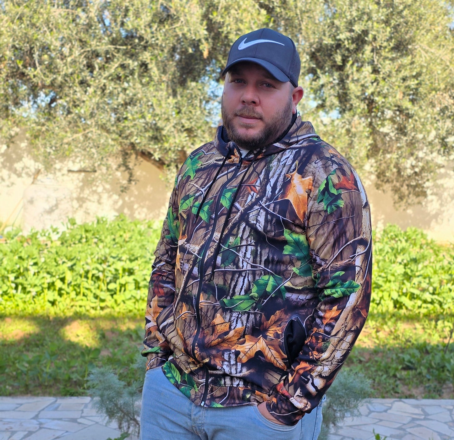 Capuche et veste  Camouflage