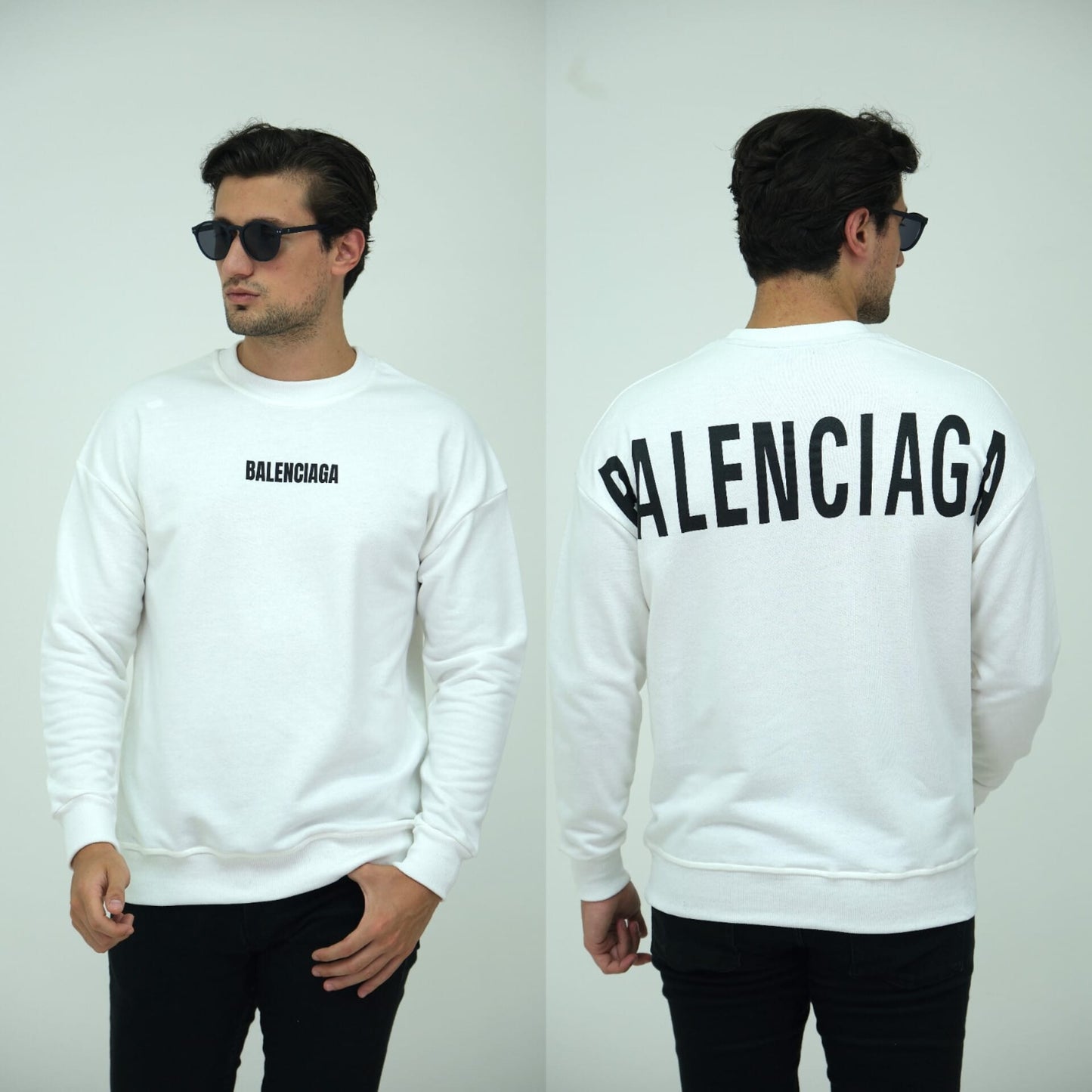Sweat-shirt à logo Balenciaga