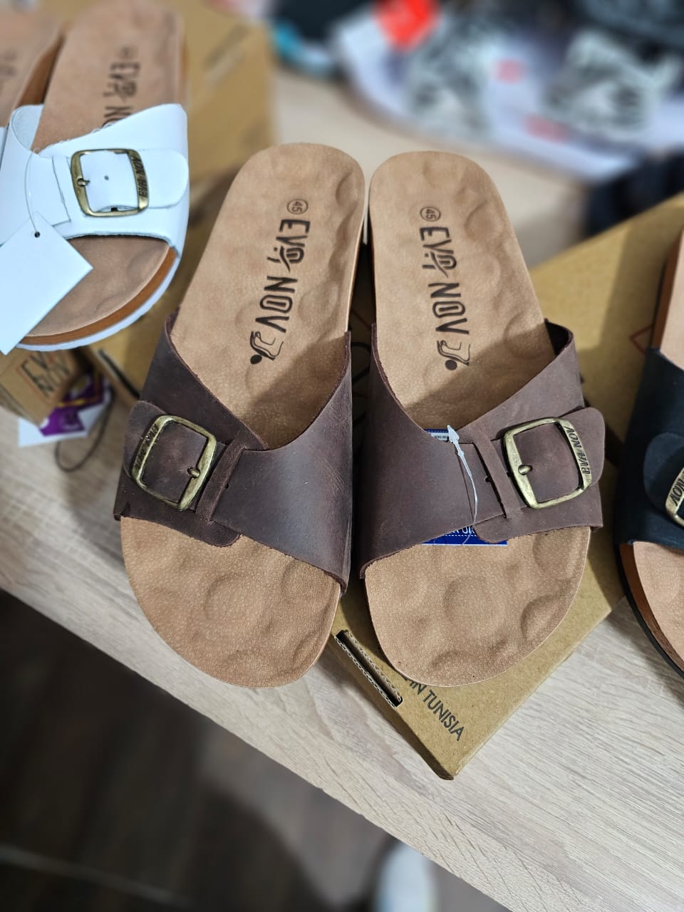 Claquette Cuir