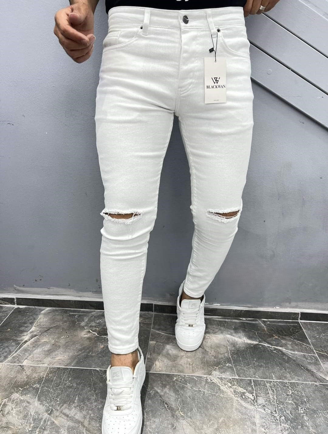 jeans skinny déchirés