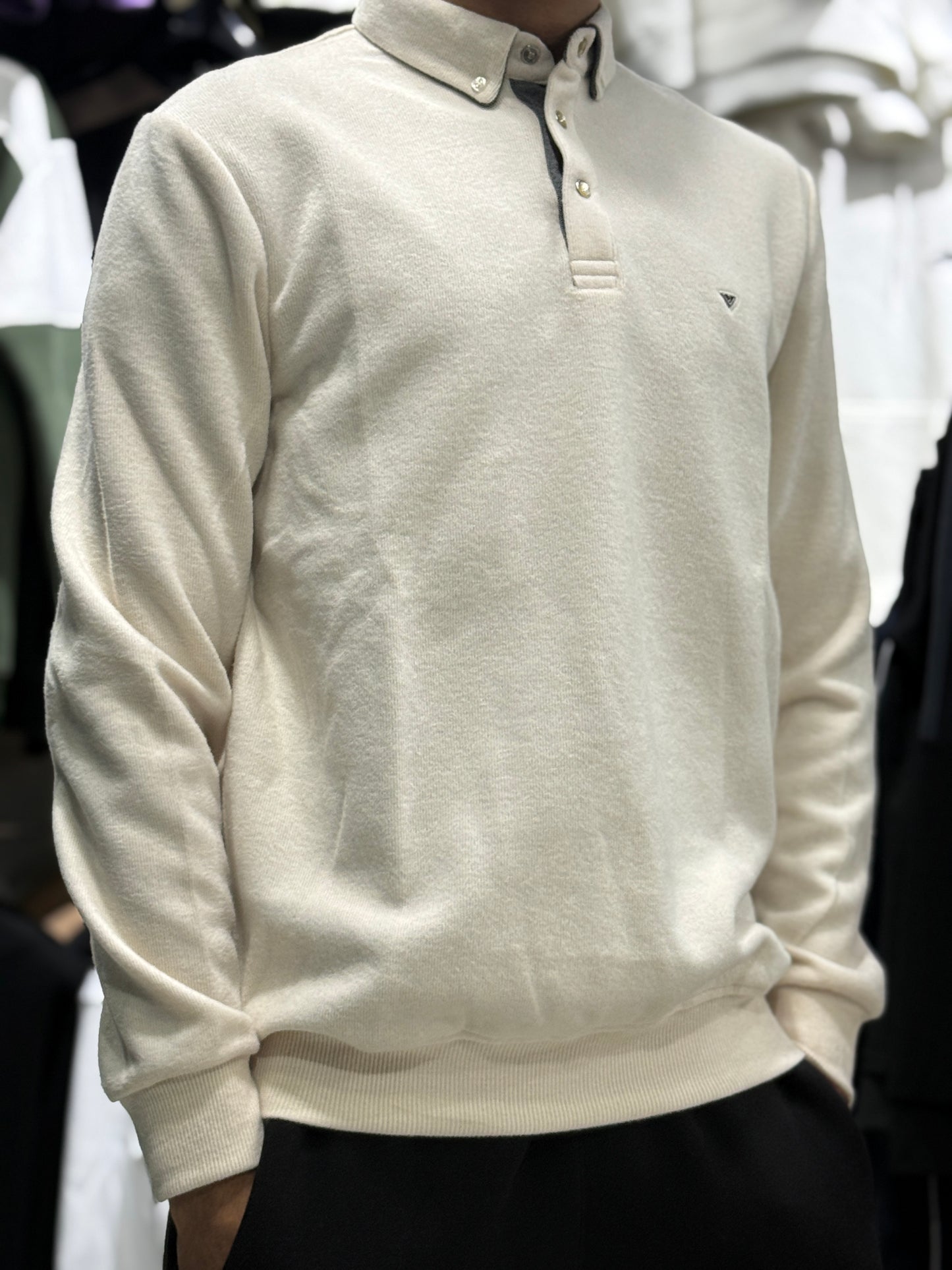 Pull colle chemise turki