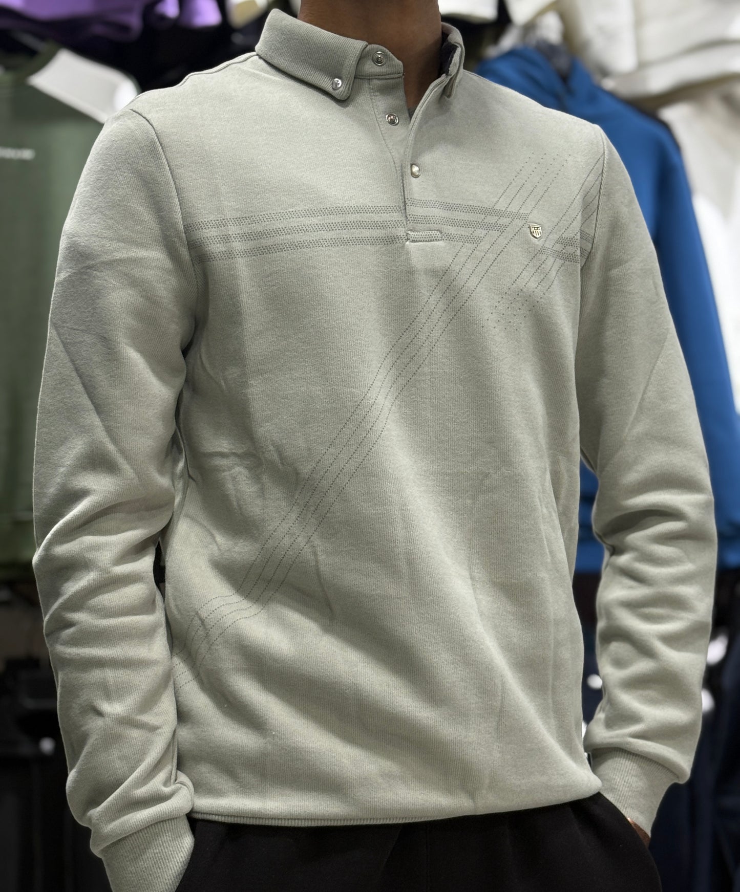 Pull colle chemise turki