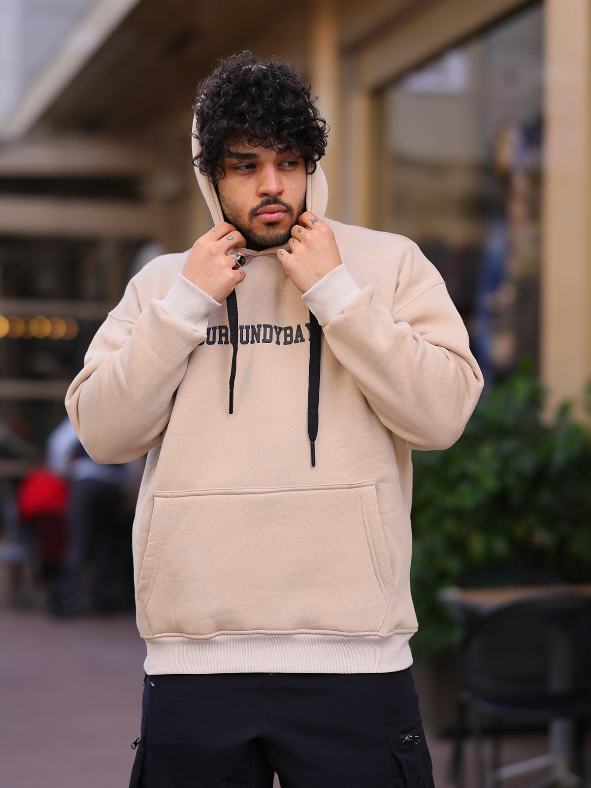 Sweat à capuche "Burgundy Bay"