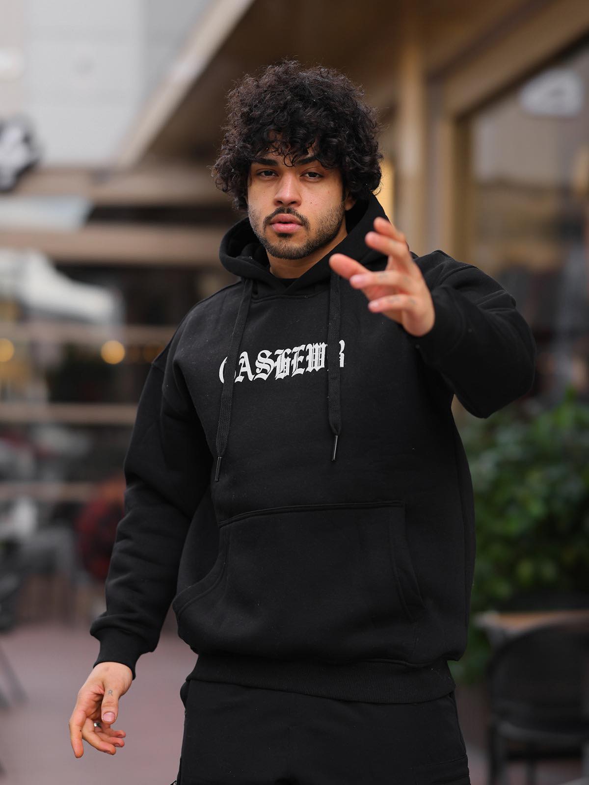 Sweat à capuche "Burgundy Bay"