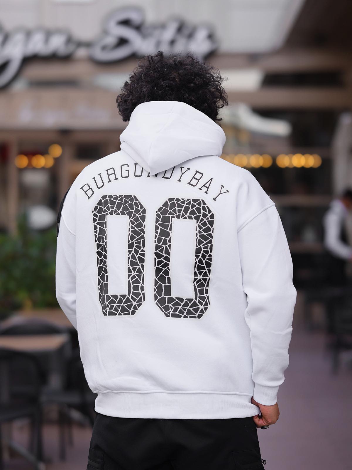 Sweat à capuche "Burgundy Bay"