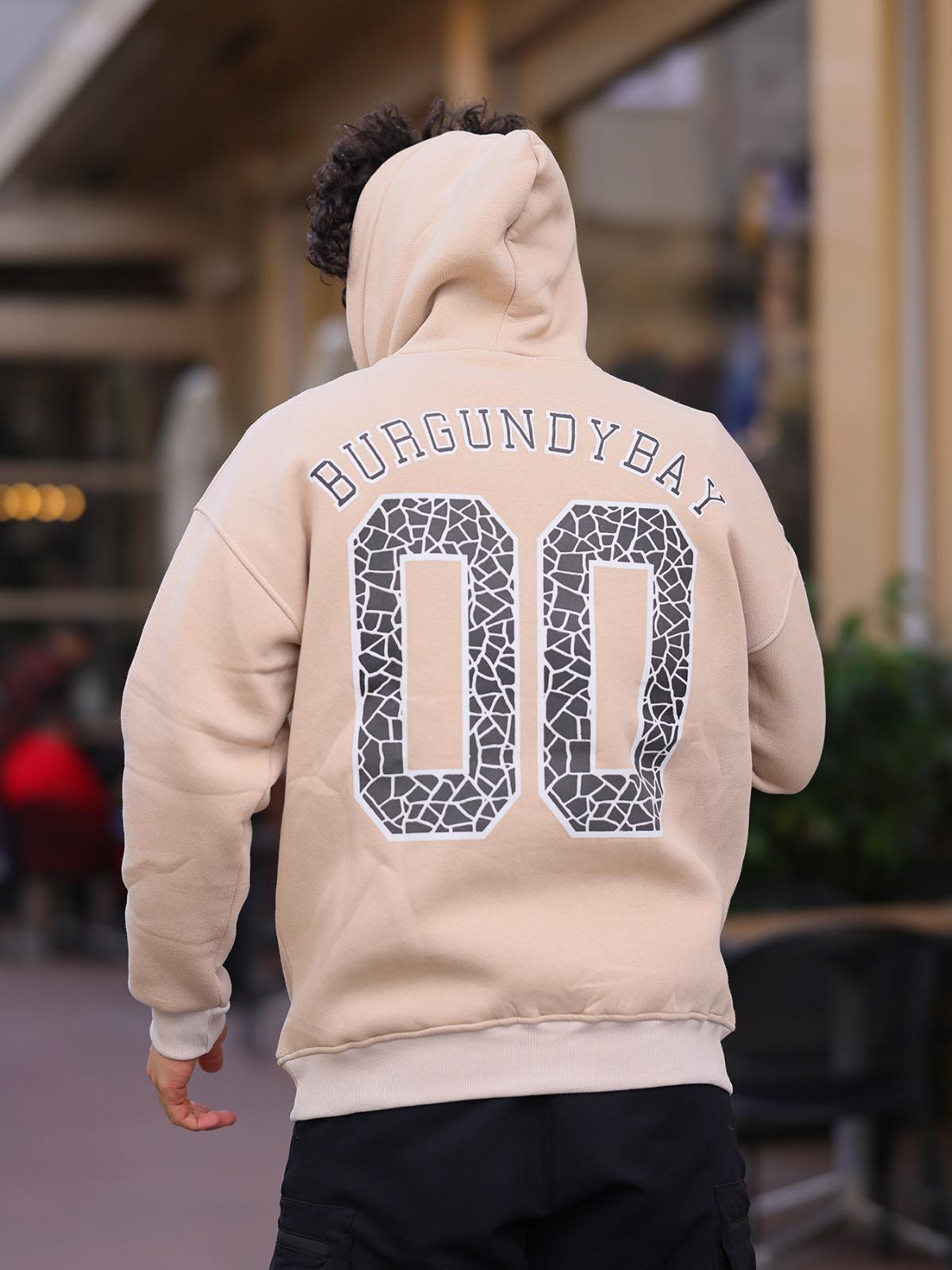 Sweat à capuche "Burgundy Bay"